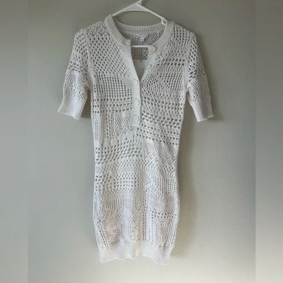NWT A.L.C. Corinne Dress in Bone & Cream Size XS - Picture 4 of 9